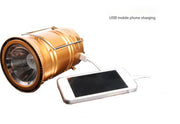 new solar charging type multifunctional telescopic camping lantern outdoor camping tent lamp