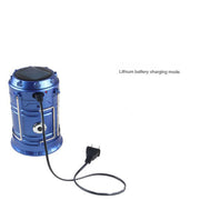 new solar charging type multifunctional telescopic camping lantern outdoor camping tent lamp