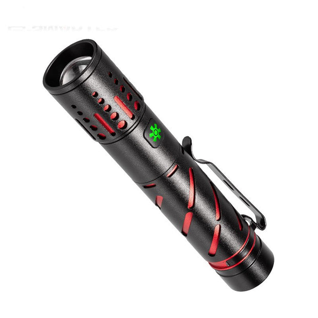 Rechargeable Zoom LED Laser Long Range Aluminum Alloy Outdoor Lighting Flashlight