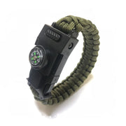 LED Light Multi-function Bracelet Emergency Camping Hiking tools Survival Bracelet Paracorde 4mm Outdoor First Aid Kits