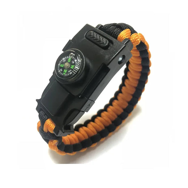 LED Light Multi-function Bracelet Emergency Camping Hiking tools Survival Bracelet Paracorde 4mm Outdoor First Aid Kits