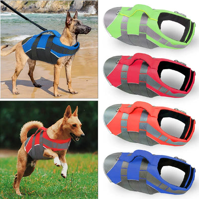 Dog Life Jacket Small, Medium and Large Dogs Pet Swimming Life-Saving Supplies