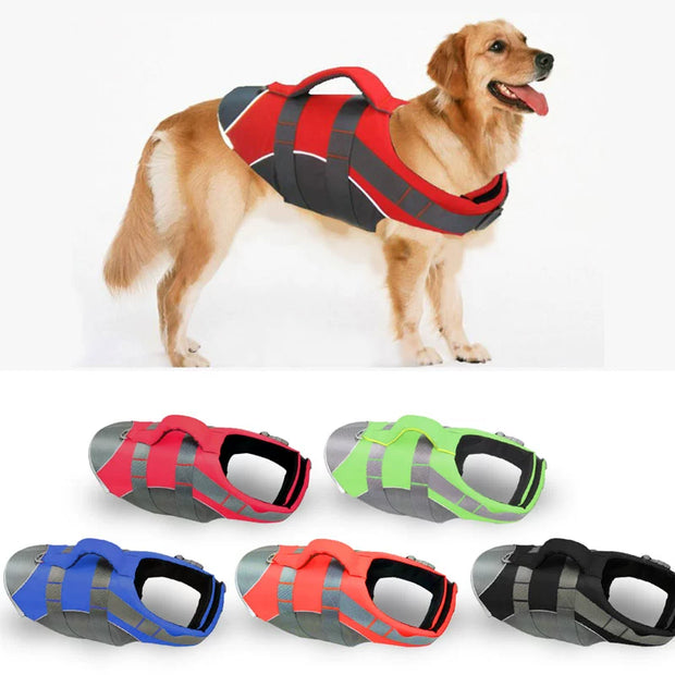 Dog Life Jacket Small, Medium and Large Dogs Pet Swimming Life-Saving Supplies