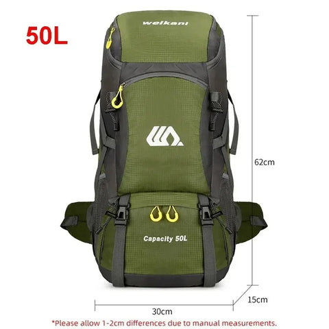 50l travel backpack camping bag