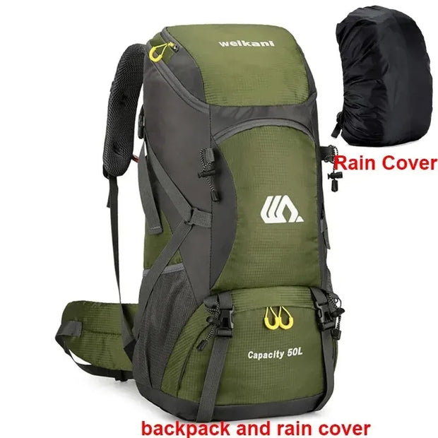 50l travel backpack camping bag