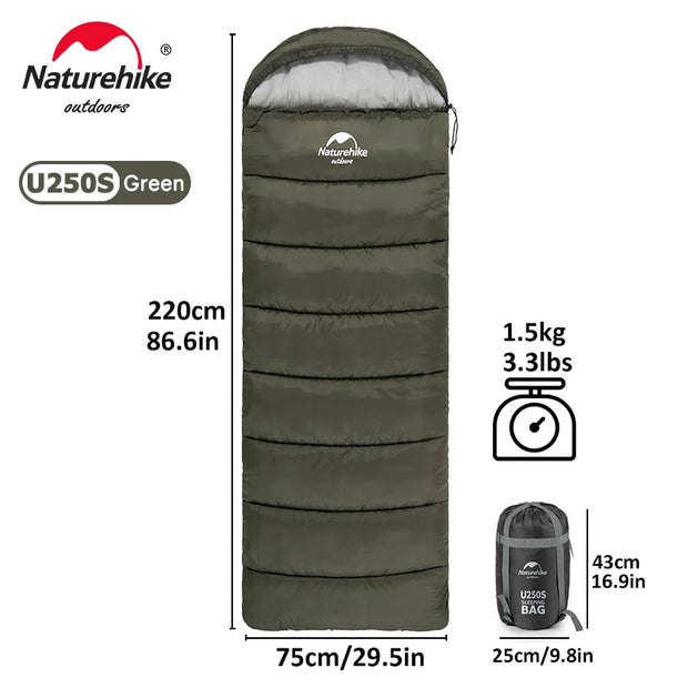 Naturehike Outdoors Adventure Winter Spliceable Camping Sleeping Bags