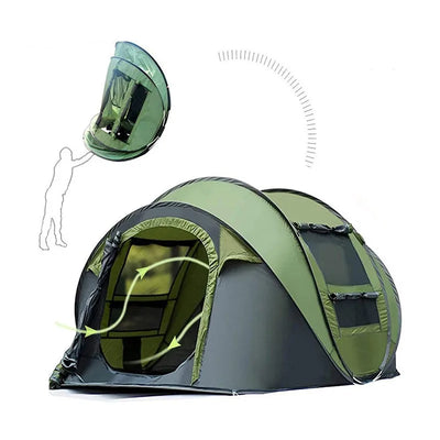 3-4 person waterproof camping tent