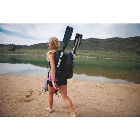 Inflatable Kayak, Kayak Folds into Backpack with 5-Minute Setup, 21-Gauge PVC Construction; Hand Pump & Paddle Included Kayak