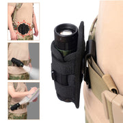 Tactical Rotatable Belt Flashlight Holder